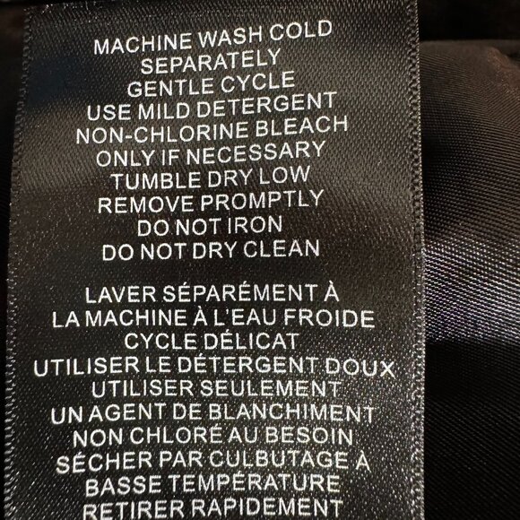 NWOT Vince Camuto Black Faux Leather Jacket - Size Medium - Picture 13 of 14